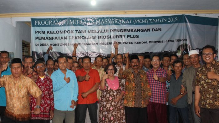 TIM PKM Undip Modifikasi Teknologi Bioslurry Plus Menjadi Pupuk Tidak Berbau