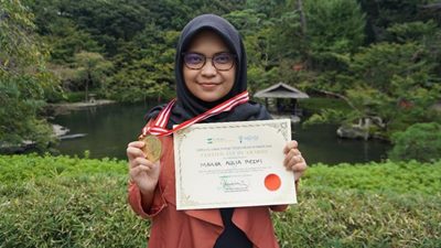 Tawarkan Konsep Agriculture 4.0, Mahasiswi IPB Raih Best Impactful Innovation Award di Jepang