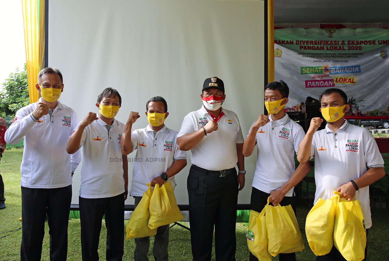 Gubernur Lampung Canangkan Gerakan Diversifikasi Pangan dan Ekspos UMKM Pangan Lokal