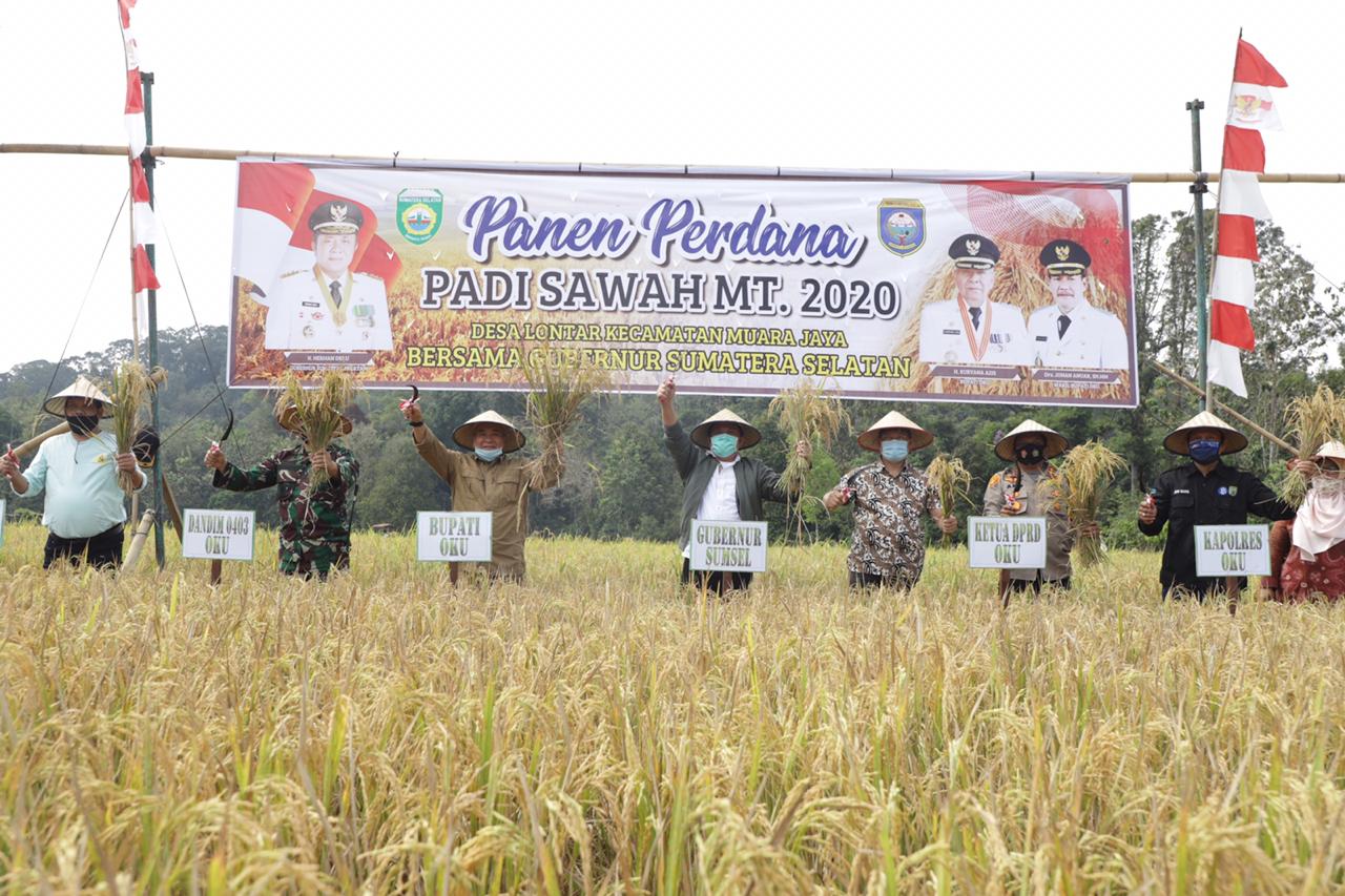 Gubernur Sumsel: Potensi Kabupaten OKU Menjadi Lumbung Pangan Sangat Besar