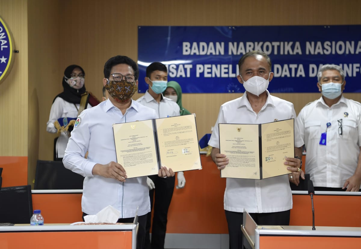 Tandatangani MoU dengan BNN, Kemendes PDTT Berantas Narkoba hingga Pelosok Desa