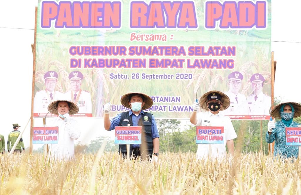 Gubernur Sumsel Ajak Pemkab Empatlawang Pacu Produktivitas Lahan Pertanian