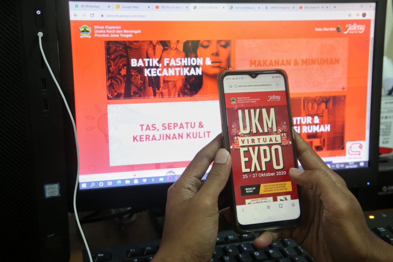 Seratusan Toko Online Jateng Pamerkan Produk di UKM Virtual Expo