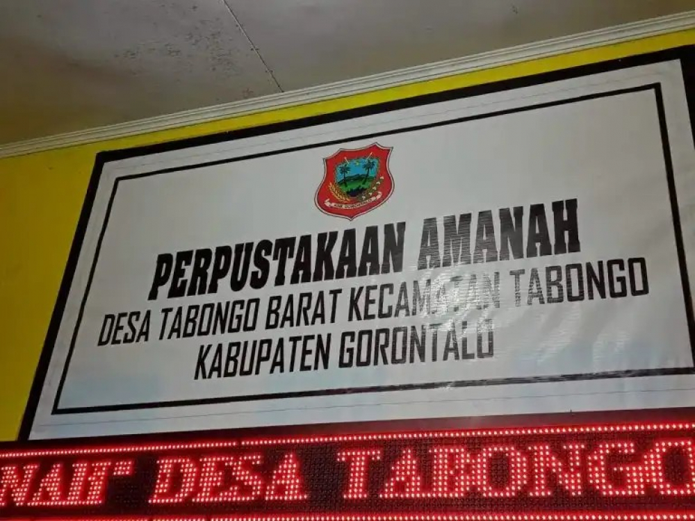 Perpustakaan Tabongo Barat Juara Lomba Perpustakaan Desa Nasional