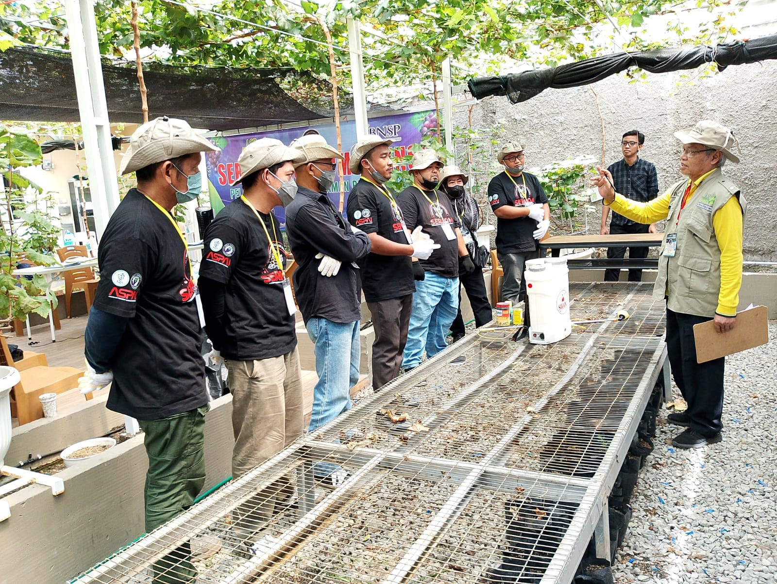 Anggota ASPAI Se-Indonesia Uji Kompetensi Budidaya Anggur