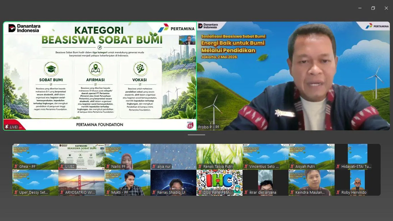 Berita Terkini: Pertamina Buka Beasiswa Sobat Bumi di Hari Pendidikan