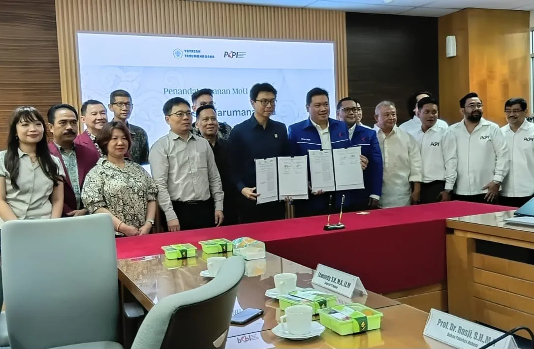 Yayasan Tarumanagara dan PKPI Tandatangani Kerja Sama Penguatan Pendidikan Hukum