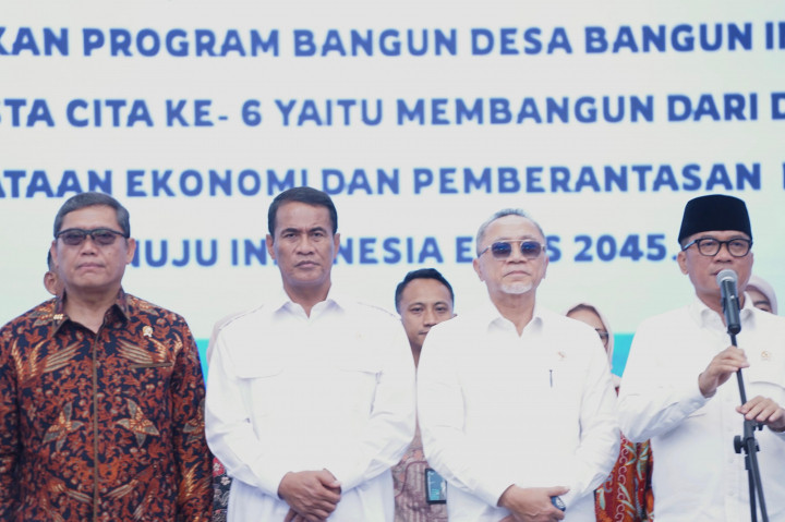 Kick Off Hari Desa, Mentan Ajak Kades Seluruh Indonesia untuk Jaga Ketahanan Pangan
