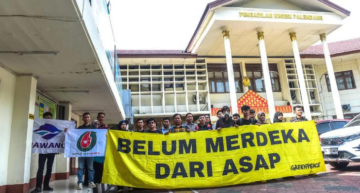 Greenpeace Daftarkan Gugatan Intervensi dalam Perkara Kabut Asap di Sumsel