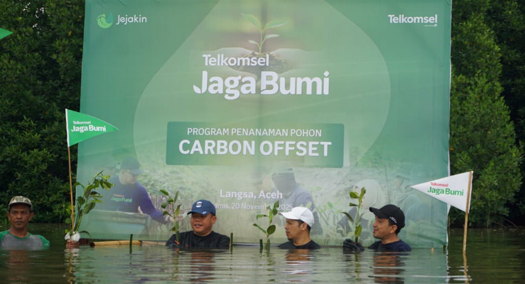 Telkomsel Kembali Gelar Jaga Bumi, Tanam 12.731 Pohon Baru dan Serap 824 Ton Emisi Karbon