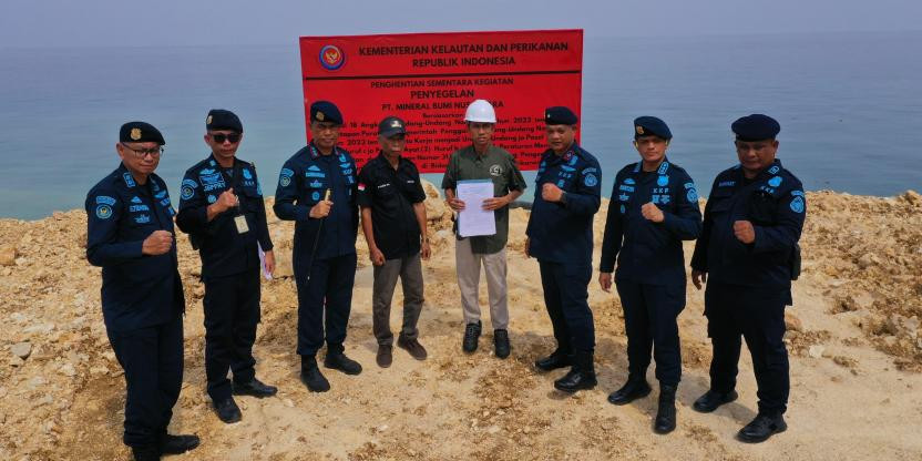 KKP Setop PMA Pembangunan Jetty Ilegal di Morowali