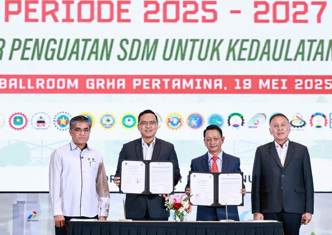 Menteri Ketenagakerjaan Apresiasi Penandatanganan Perjanjian Kerja Bersama Pertamina-Serikat Pekerja