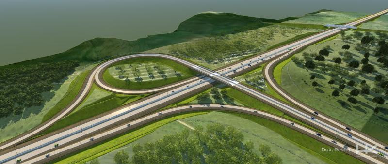  Sejumlah Ruas Jalan Tol Trans Sumatera Tahap II Mulai Konstruksi